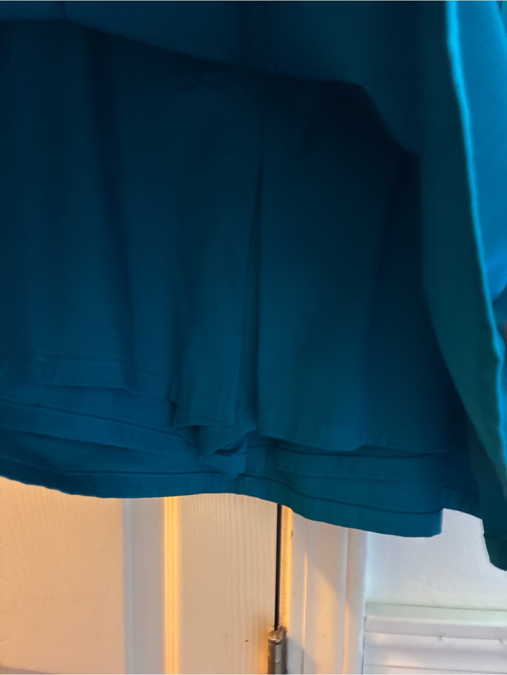 New: Stretch Teal Utility Skort with Belt Loop Detail - Picture 4 of 4